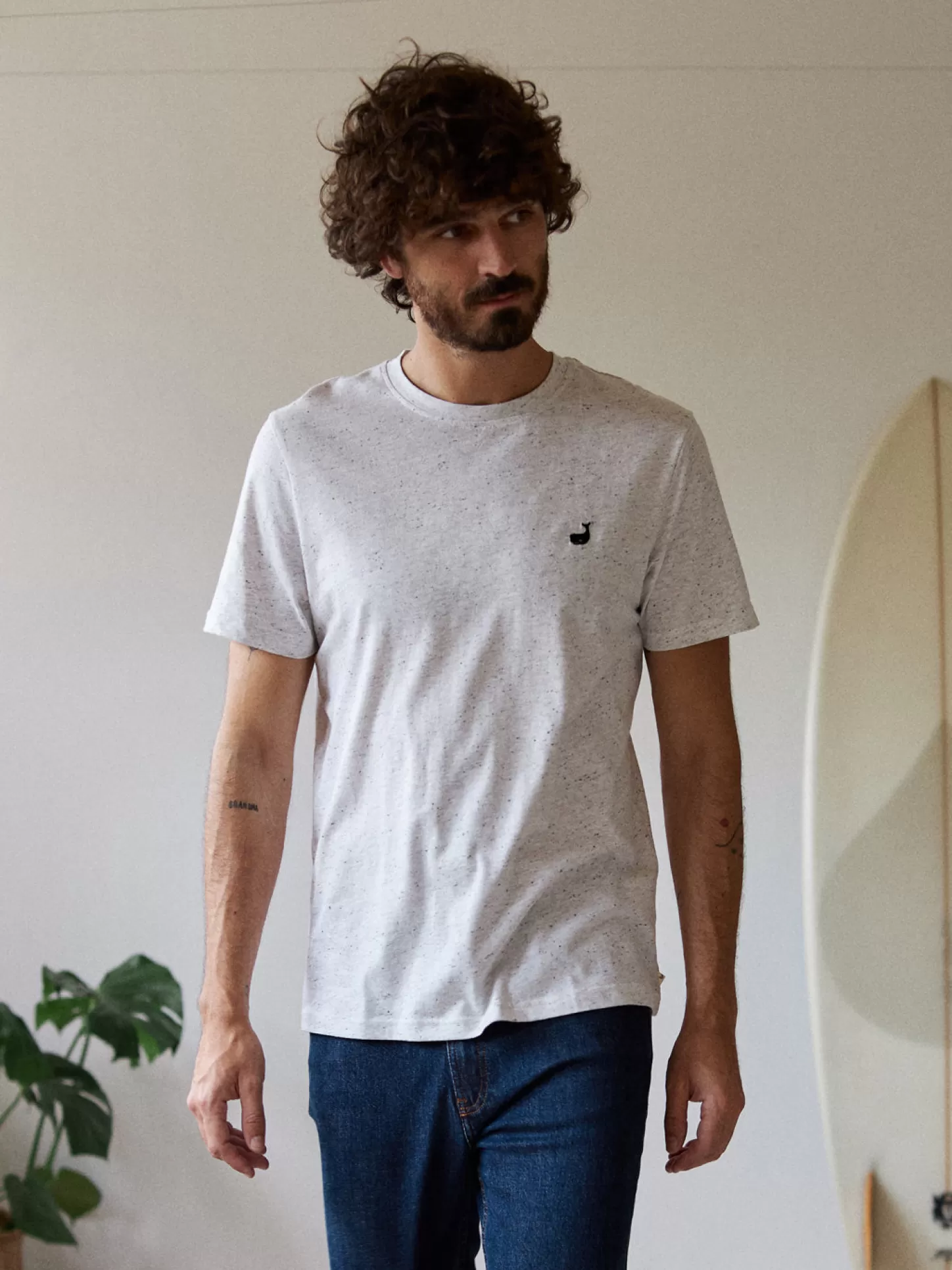 Shop Sepanggar Man - White Men T-Shirts