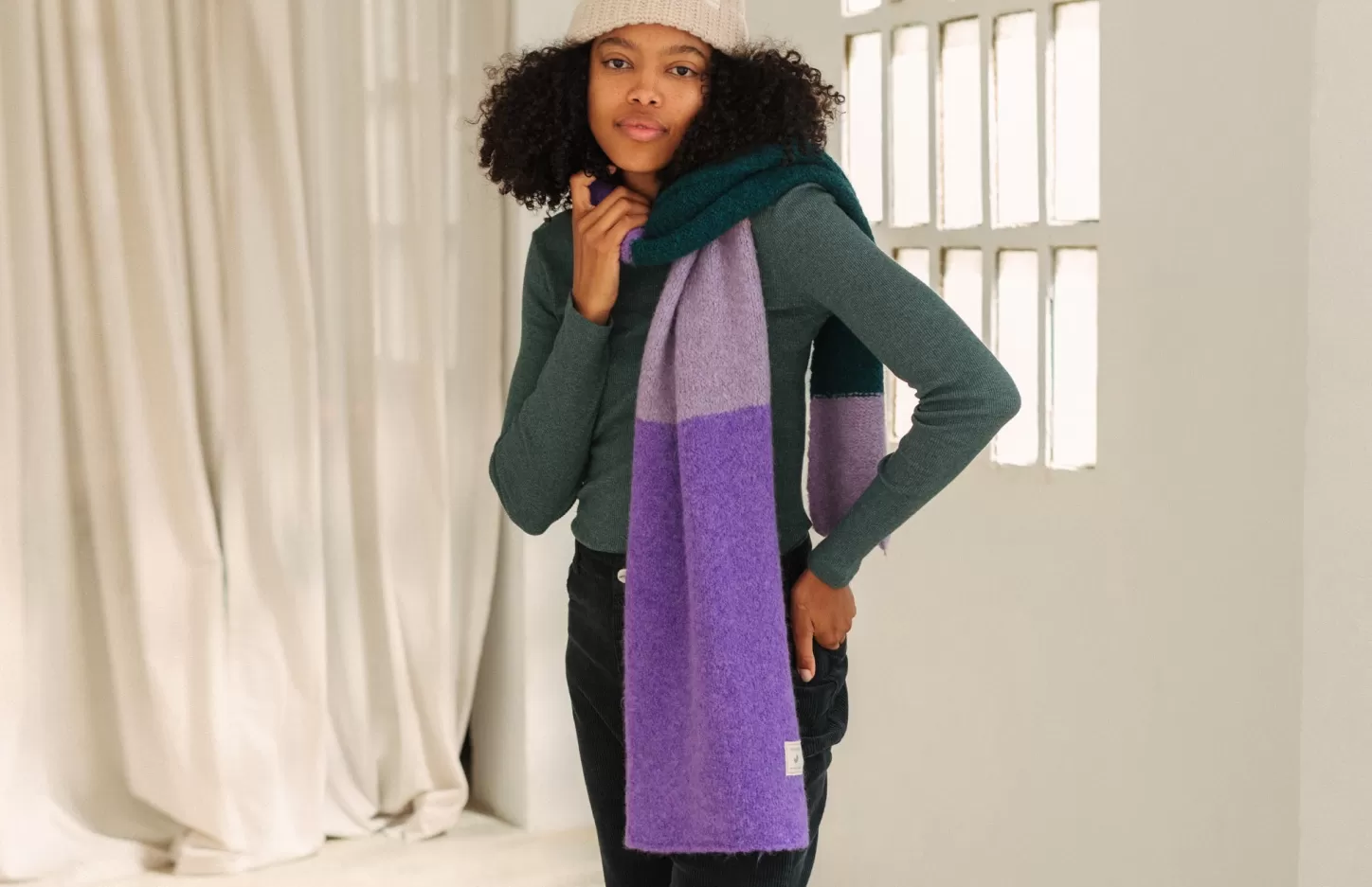 Fashion Stripe Scarf Neckwear