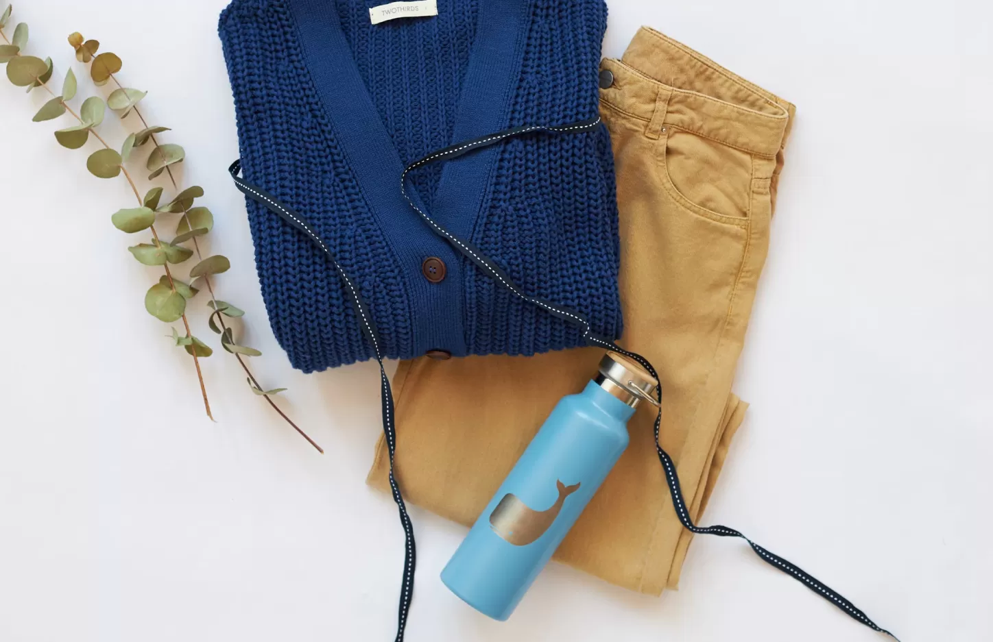 Fashion Thermo Bottle Contrast Whale Bottles
