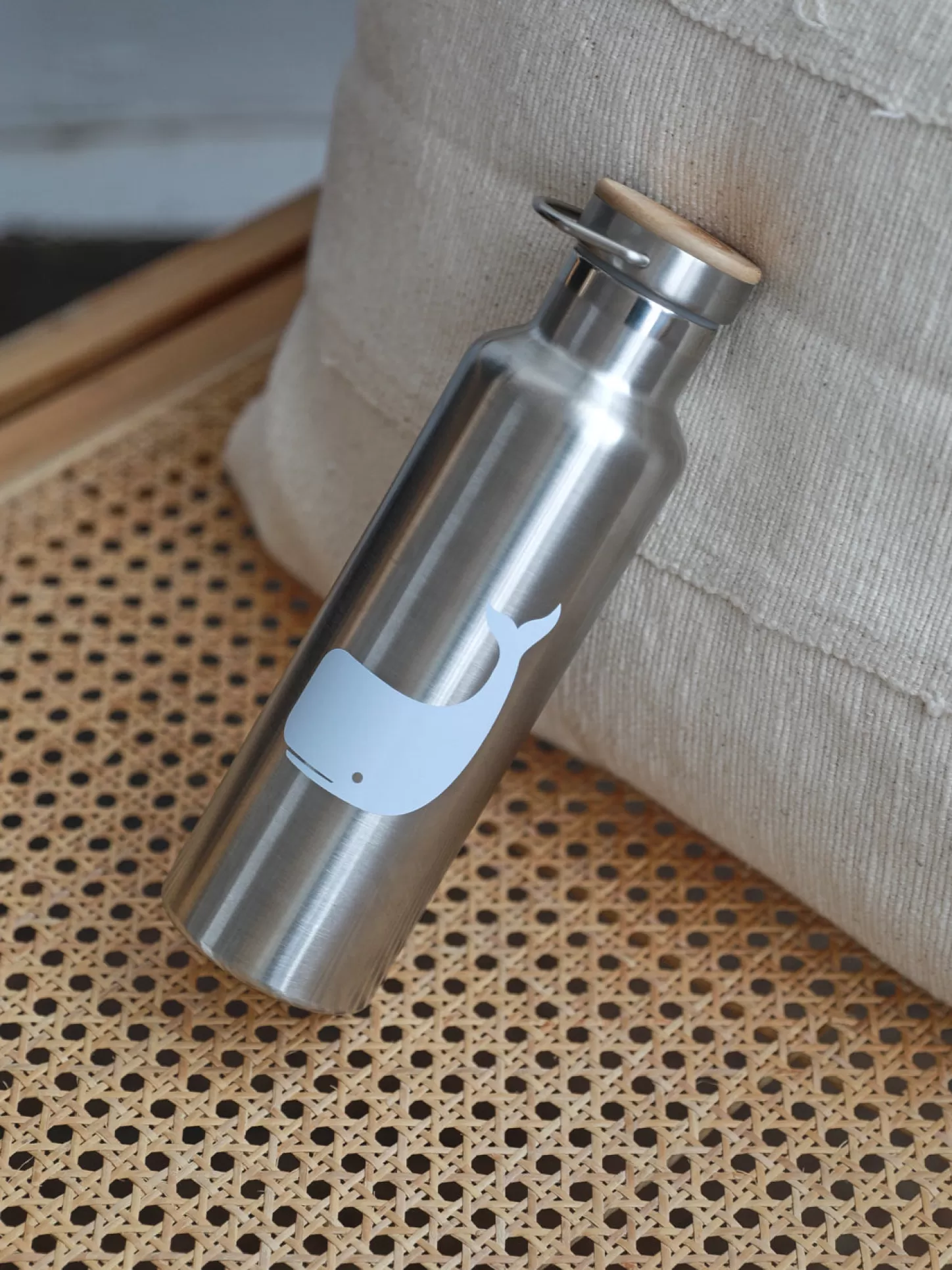 Shop Thermo Bottle Contrast Whale Bottles