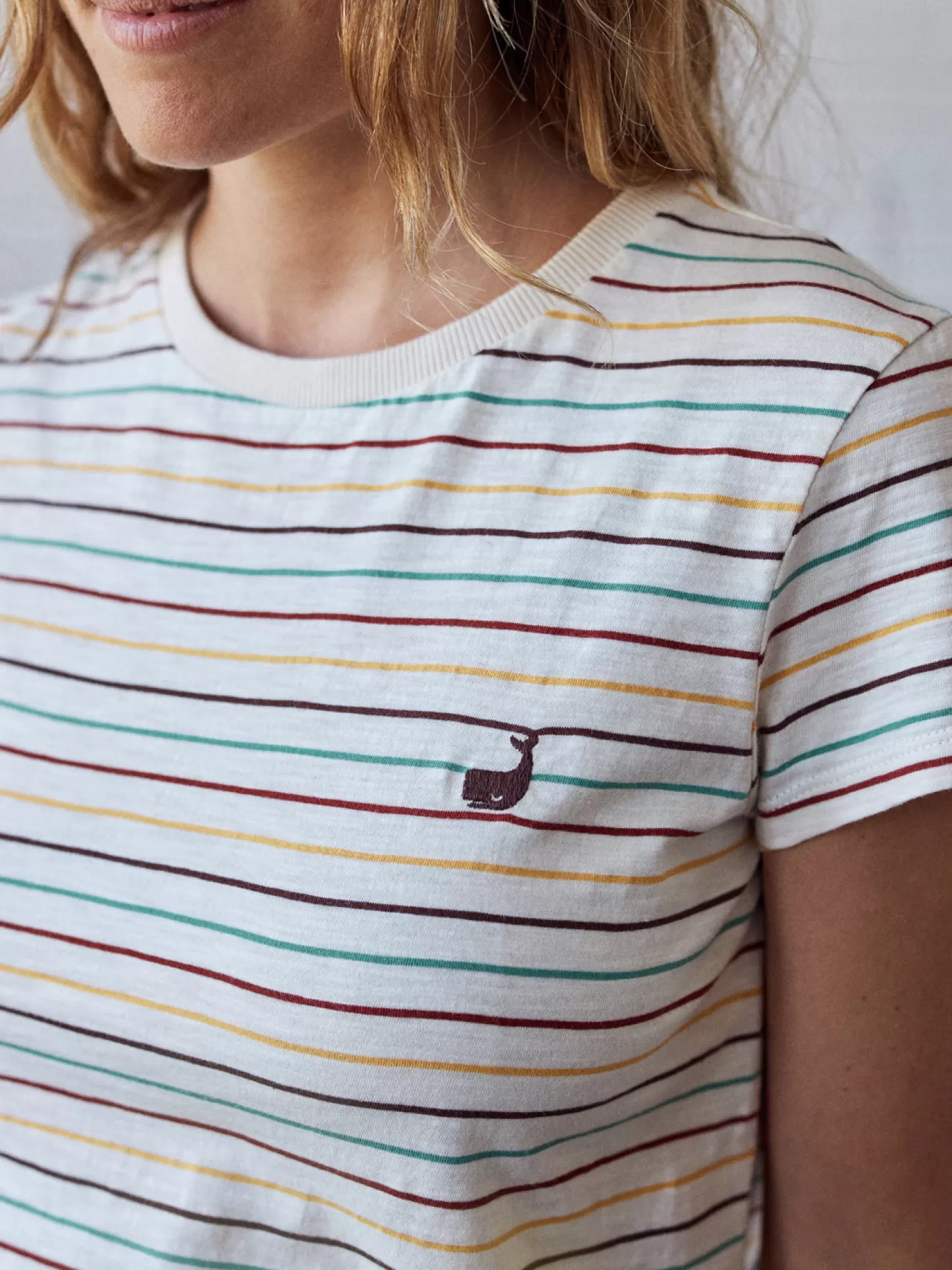 Discount Tustna - Color Stripes Women Tops